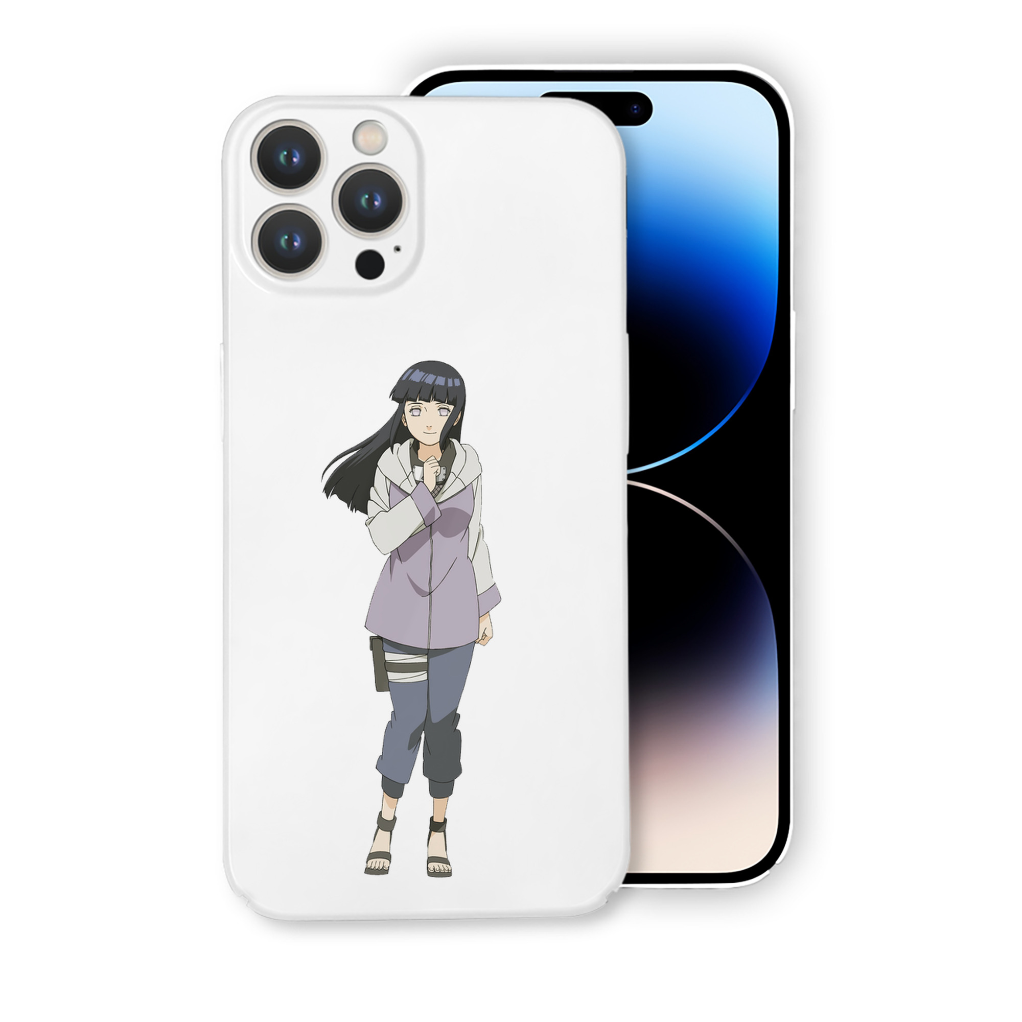 （画像用） NARUTO -ナルト- 日向ヒナタ Hyūga Hinata 【iPhone 14シリーズ対応】ハードケース